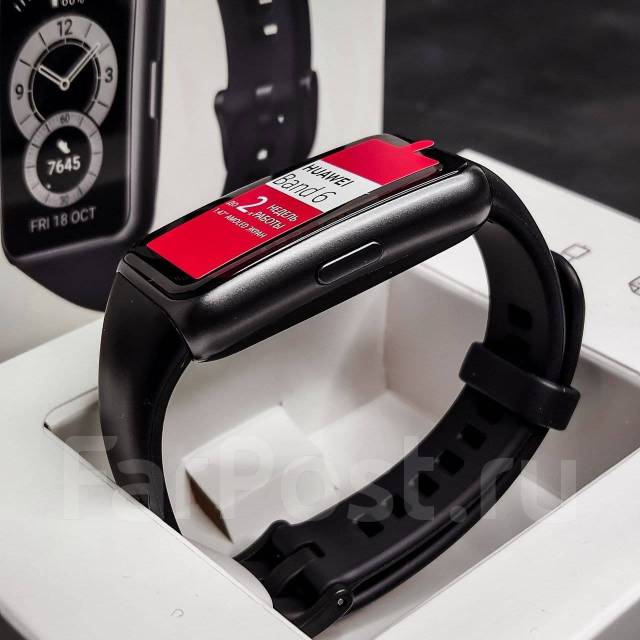 Браслет Huawei Band 6 (FRA-B19) Ростест Чёрный, фитнес-браслет, Android ...