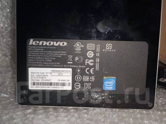 №1 Неттоп Lenovo IdeaCentre Q190 / Intel Celeron 1017U частота 1.6 ГГц ...