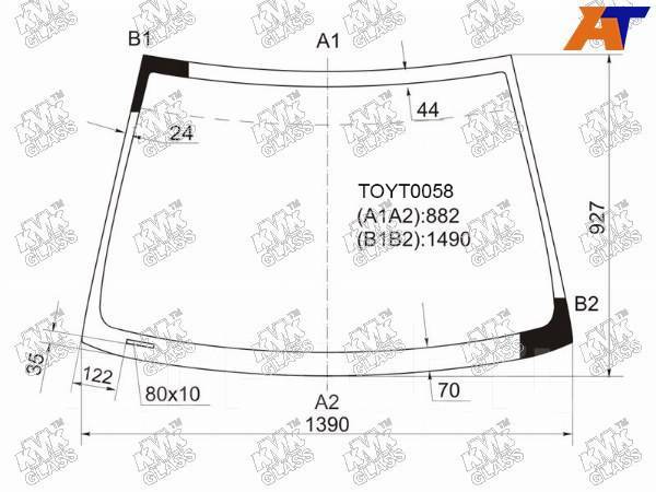 Стекло лобовое byd f3 аналог