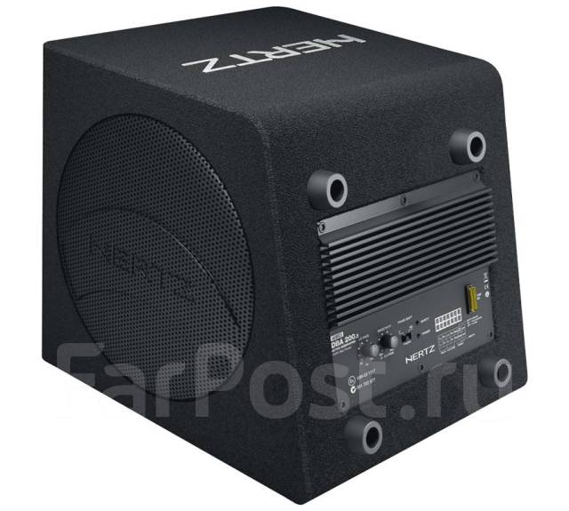 Сабвуфер активный Hertz DBA 200.3, широкополосные, 20 x 20 см (7,9 x 7 ...