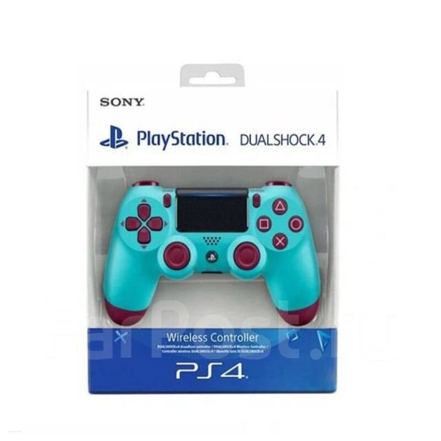 Геймпад PlayStation Dualshock 4 Ver.2 для PC, PS3, PS4 синий, новый, в ...