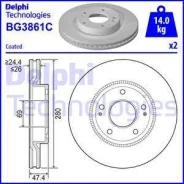���� ��������� �������� Hyundai i20/i30/i45/Tucson; KIA CEED/SOUL BG3861C ����