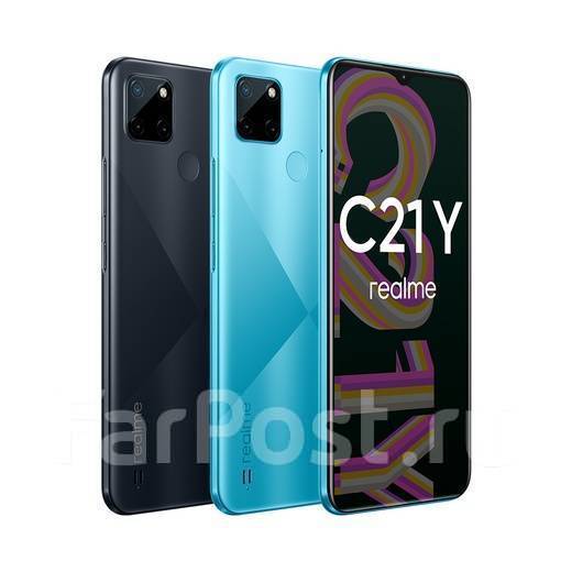 Смартфон Realme C21Y (3+32GB) Ростест! NFC "Pixel" - Смартфоны и ...