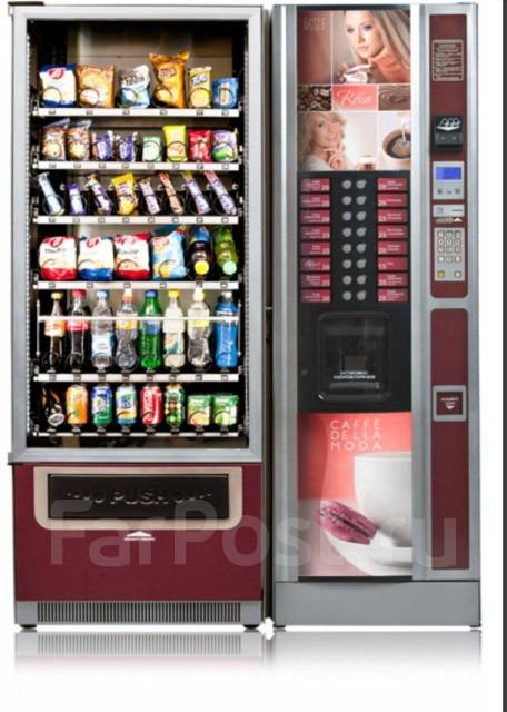 Установка кофейных и снековых автоматов во Владивостоке