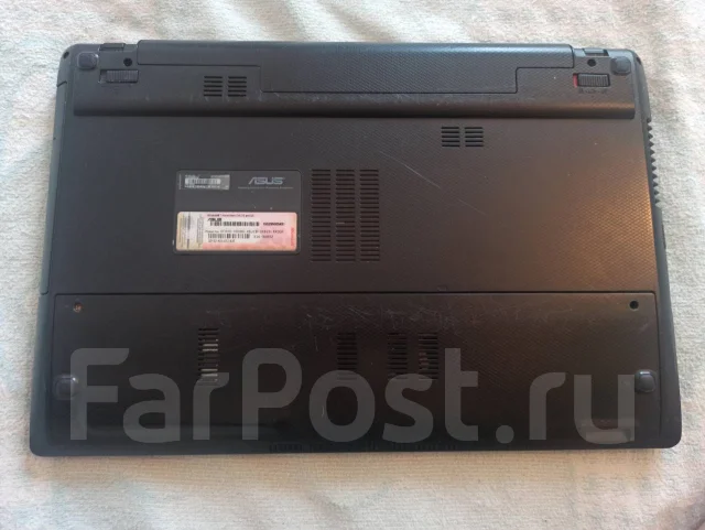 Asus X55A. 15.6", 2,3����, ��� 1024 ��, ���� 320���, WiFi: 1, Bluetooth: 1 ����