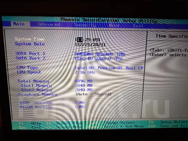 Samsung R. 14", 2,2����, ��� 4 ��, ���� 160���, WiFi: 1 ����