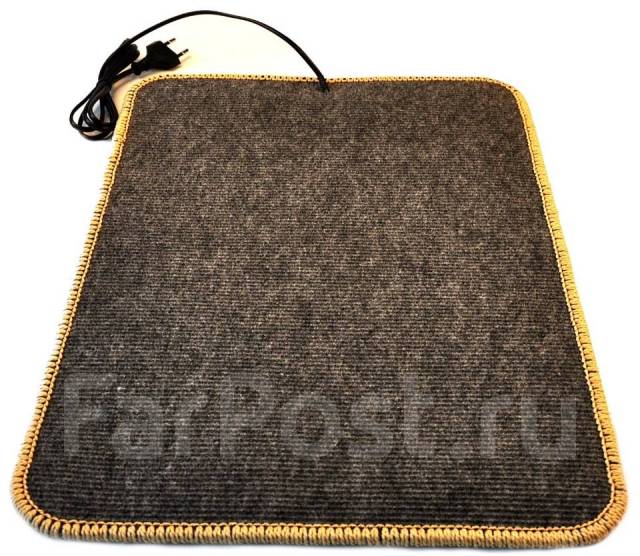 Ковёр с подогревом 50 х 35 см. мобильный тёплый пол, универсальный ...