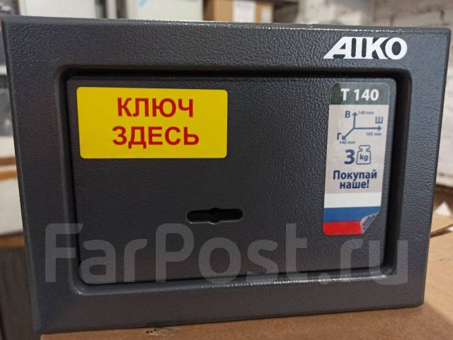 Сейф AIKO Т-140 KL, новый, в наличии. Цена: 3 200₽ во Владивостоке