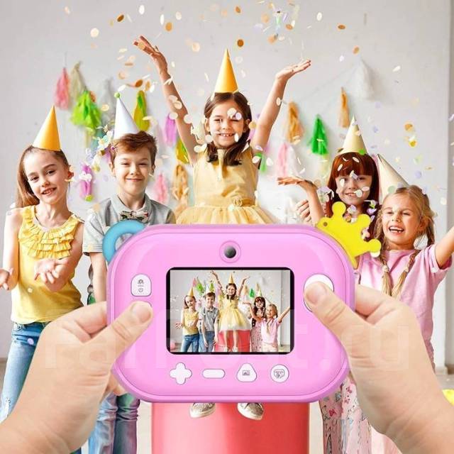 Детский фотоаппарат Polaroid Полароид моментальная печать+MicroSd32gb ...