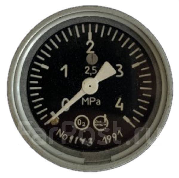 М-1/4С манометр осевой 0-4MPa d-40mm к. т.2,5 IP53 M10*1 - Запчасти и ...