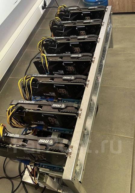 Ферма для майнинга 3080ti 10шт, полностью готова к работе, новый, в ...