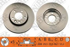 ���� ��������� �������� VW Touareg 7L/Transporter 2003-/Multivan 2003- RN1316 ����