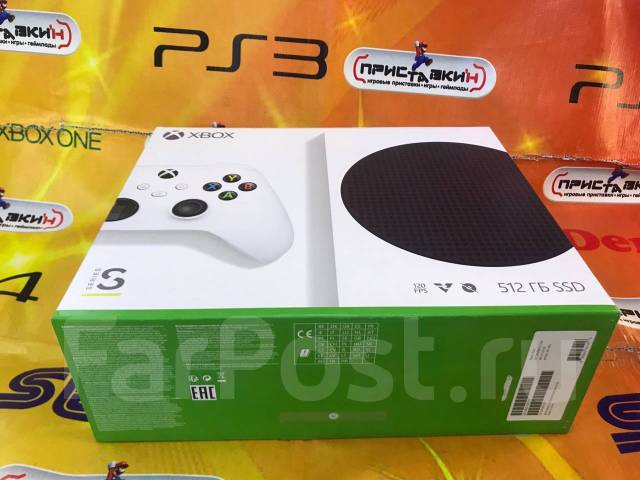 Xbox series S 512 ГБ! 500 игр 2 джойстика ! гарантия 2 года, новый, в ...