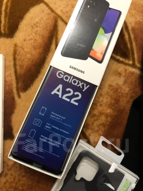 Samsung Galaxy A22. �����, ������, 4G LTE, NFC ����