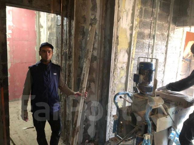 Штукатурка стен механизированным (машинным) способом во Владивостоке