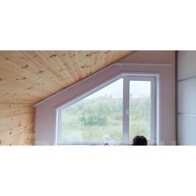  профильный белый для штор на наклонное окно 2,0 метра - Интерьер .