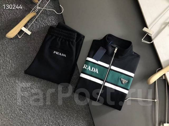 Мужской спортивный костюм Prada! Luxe качество, 46, 48, 50, 52, 54, 56, новый, под заказ. Цена: 8 000₽ во Владивостоке