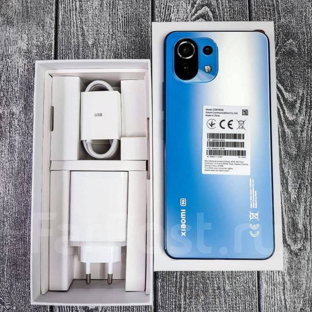 Xiaomi 11 Lite 5G NE 8+128ГБ Синий! Ростест! NFC! BT наушники ...
