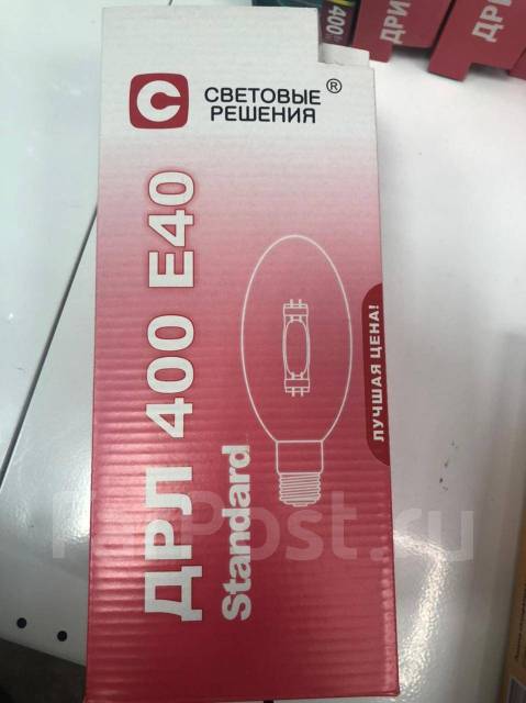Лампа ДРЛ 400 Е40 St СР ALB - Свет и электрика во Владивостоке