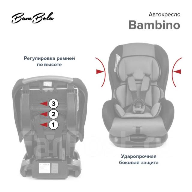 Bambola Удерживающее устройство для детей 0-18 кг Bambino Isofix Графи ...