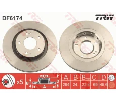���� ��������� �������� MMC Outlander 01-/Airtrek 01-05/Peugeot 4007 DF6174 ����