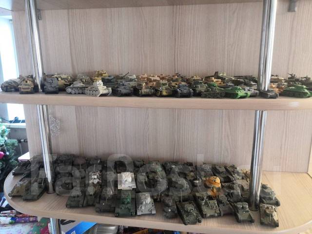 Большая коллекция моделей танков в масштабе 1/72, б/у, в наличии. Цена ...