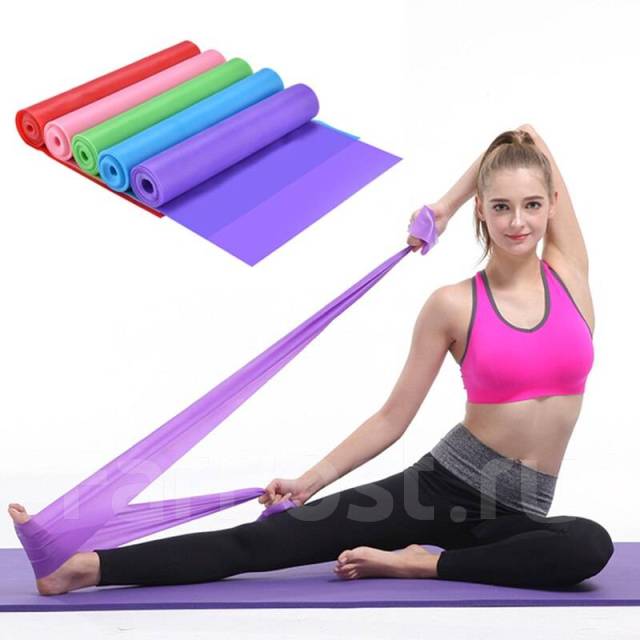 Тренажер ленточный Resistance Bands упражнения