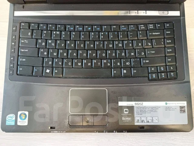 Acer Extensa. 15.4", 1,9����, ��� 3072 ��, ���� 250���, WiFi: 1, Bluetooth: 1, ����������� �� 1��. ����