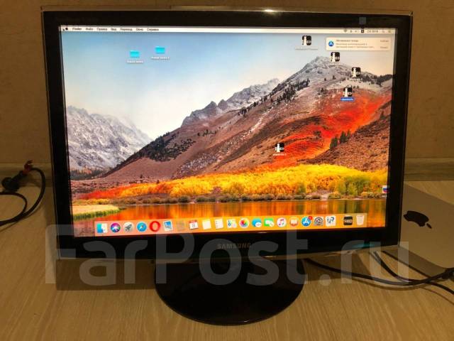 Монитор Samsung T220gn 22 дюйма, 22", TN, 1680x1050 (WSXGA+), б/у, в ...