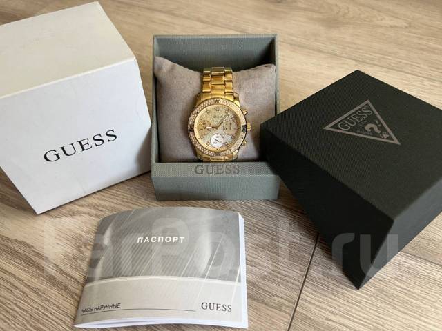 Продам женские часы Guess оригинал, для женщин, б/у, в наличии. Цена: 3000₽ во Владивостоке