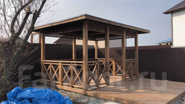 Услуги плотников (беседки, террасы, навесы) во Владивостоке