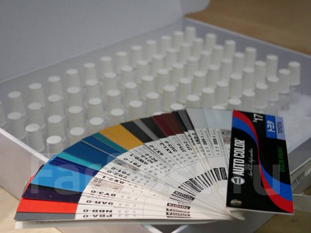 Автоэмали, подбор цвета, в наличии во Владивостоке