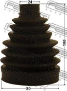 ������� ���� �������� �������� 80x106x24 | ����/��� | Febest 2017MAG 2017MAG ����