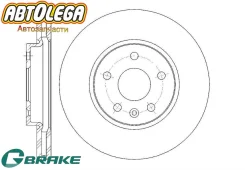 ���� ��������� G-brake Chevrolet Cruze 09-/AVEO 11-/OPEL Astra J 09- GR21035 ����