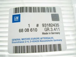 ������� ������� ������ General Motors 93182435 93182435 ����