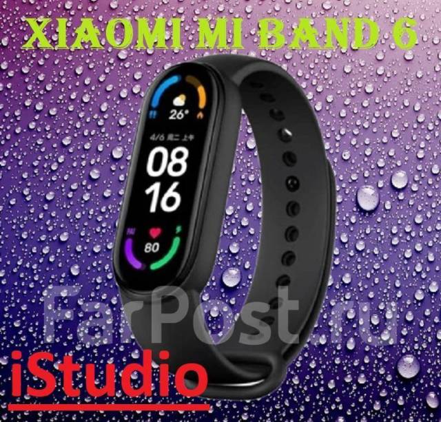 Фитнес-браслет Xiaomi Mi Band 6 Black! В iStudio, IP68, Android, iOS ...