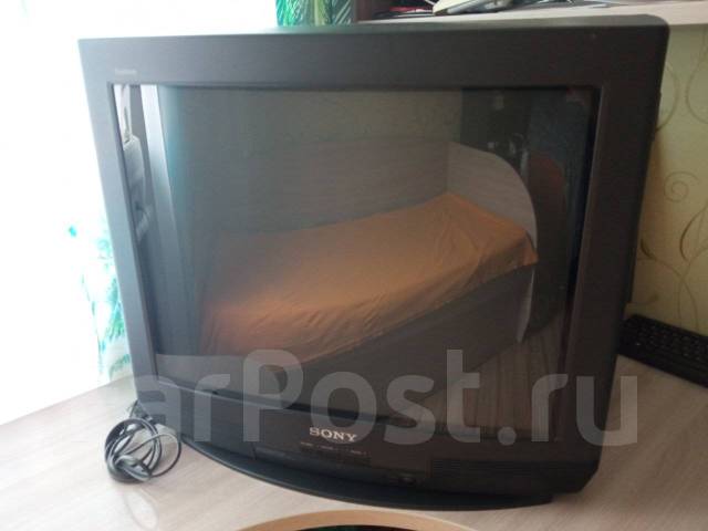 sony crt tv with woofer