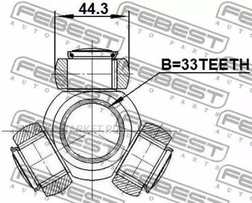  Febest 0216J10 0216J10 