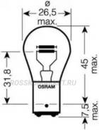  P21/4W 12V 21/4W BAZ15d Original LINE   / () 1 . Osram 7225 7225 