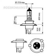 H4 12V 60/55W P43t-38 C1 +30% Vision Philips 12342PRC1 12342PRC1 