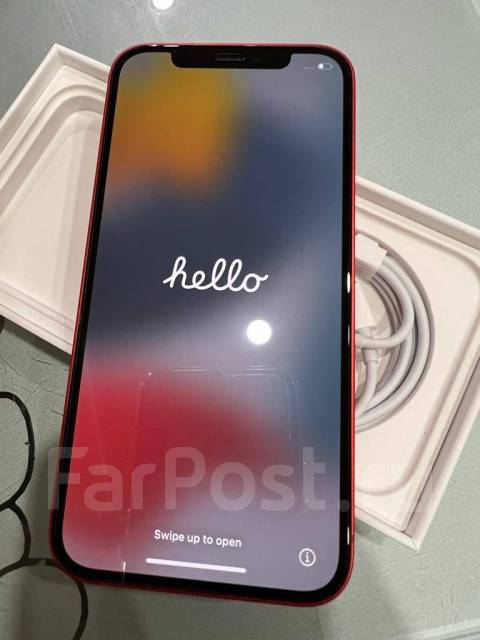 Айфон 12, Apple iPhone 12, 6.10", моноблок, красный, б/у, в наличии ...