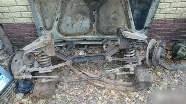 передняя подвеска газ 31105 схема