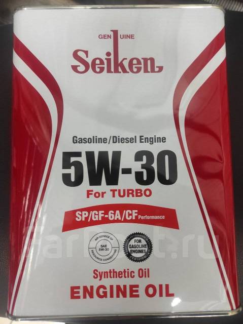 Моторное масло Seiken 5w30 оригинал Япония, синтетическое, 4,00 л. CF ...
