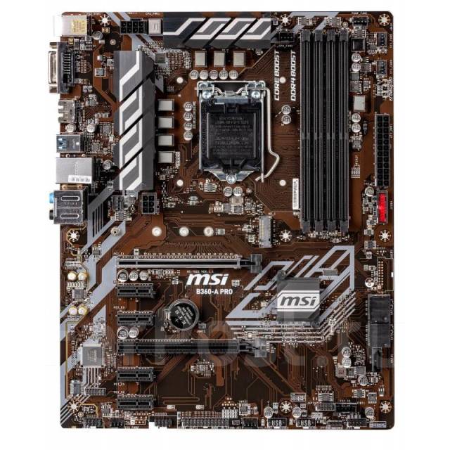 Материнская плата msi b360a-pro lga 1151-v2 - Материнские платы во ...