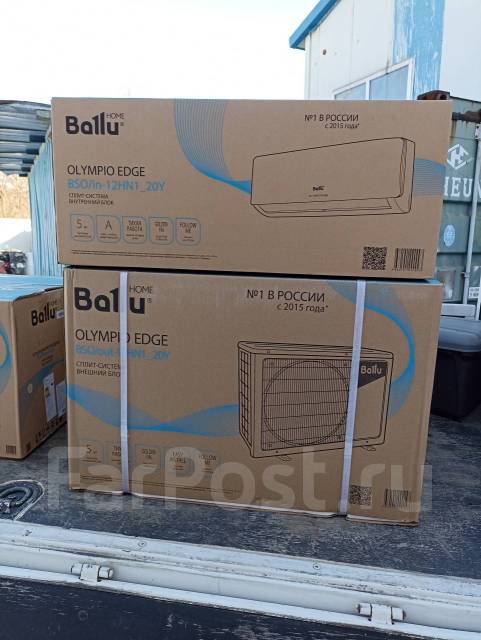 Кондиционер Настенный Ballu BSO-12HN8_22Y Olympio Edge 45м2 Свежак2023 ...