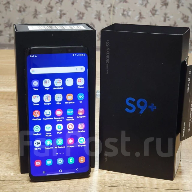 Samsung Galaxy S9+. �/�, ������, 3G, 4G LTE, Dual-SIM, ����������, NFC ����
