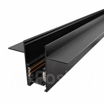 Трек магнитный встраиваемый 48V(DC) MAG-Orient Черный Arlight - Свет и ...