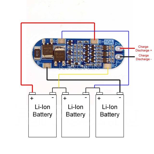 Bms 2s схема с балансировкой li ion