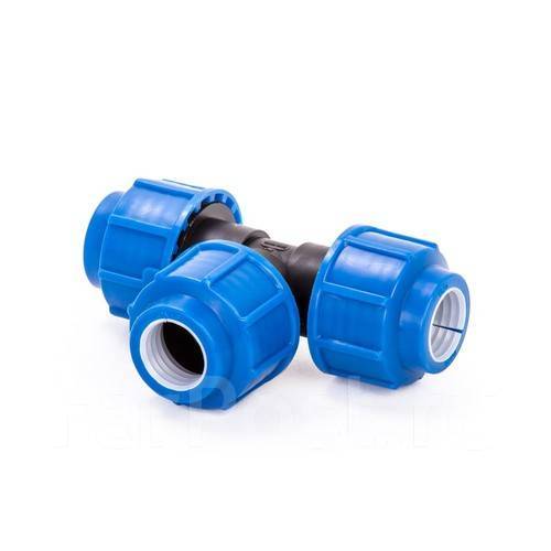 Тройник компрес. для ПЭ труб 25 (Lammin) 120/15 - Сантехника и ...