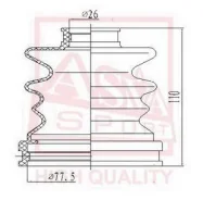 ������� ���� (�������� ��� ������) 24x76x103 Asva ASBT-12 ASBT12 ����